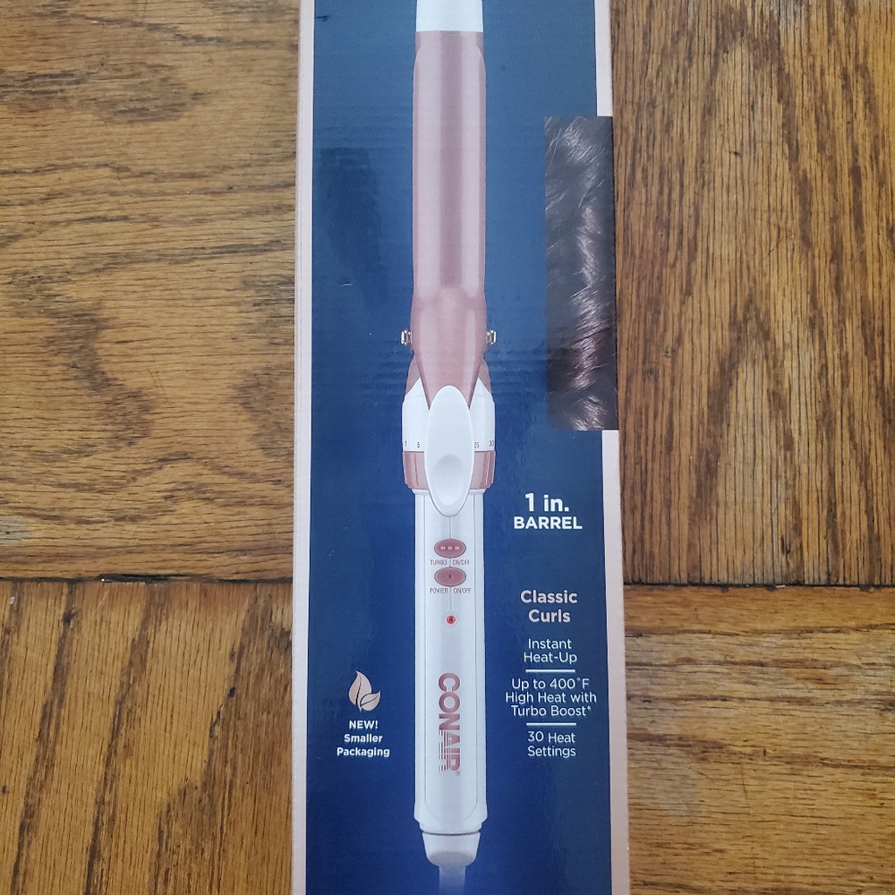 Double ceramic curling iron